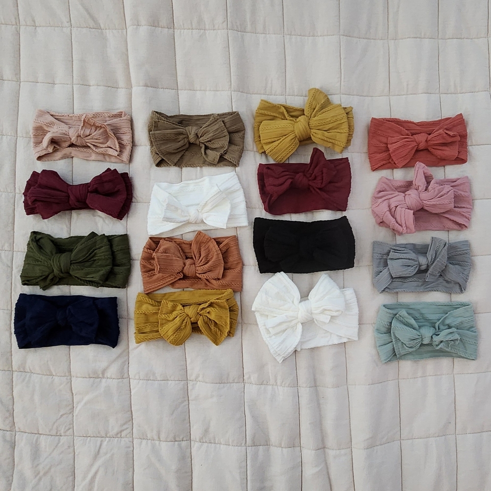 Colorful Infant Headband Set